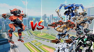 WR🔥 Condor[Nerf] VS All Robots Comparison |WR TEST||WAR ROBOTS|