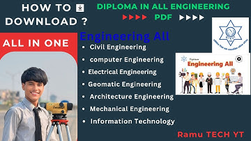 How To Download PDF Of Diploma Course  (All Engineering )?