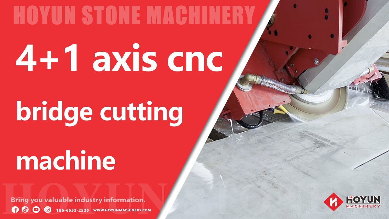 4 Axis CNC Bridge Saw 4 Axis Bridge Cutting Machine for Carving Granite ...