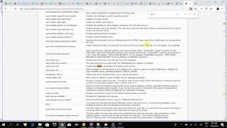 Chrome arguments