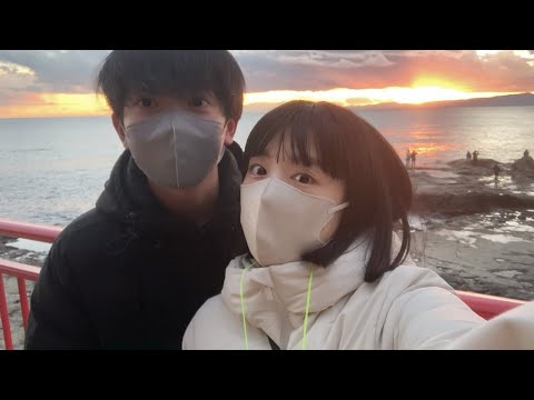 冬の江ノ島・鎌倉デート🤍 おいしいものたくさん食べた(^○^)！