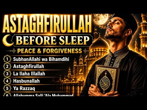 🌙 Astaghfirullah Before Sleep | Sleep Peacefully & Seek Allah’s Forgiveness