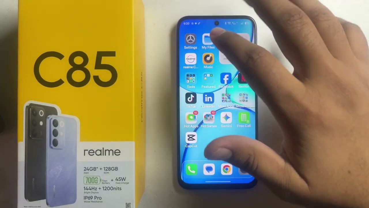 Realme C85/C85 Pro: how to Enable Hey google in android Auto