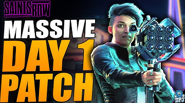 Saints Row - MASSIVE DAY 1 PATCH IS HERE - Update 1.03 - All Details (Patch Notes) Saints Row FIXES