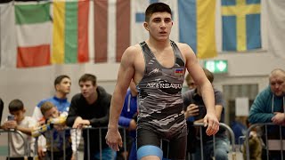 U15 Oleksandr Venets Ukr Vs Elmir Garkazov Aze 62Kg. Greco-Roman Boys Youth Wrestling. B-Cam-M