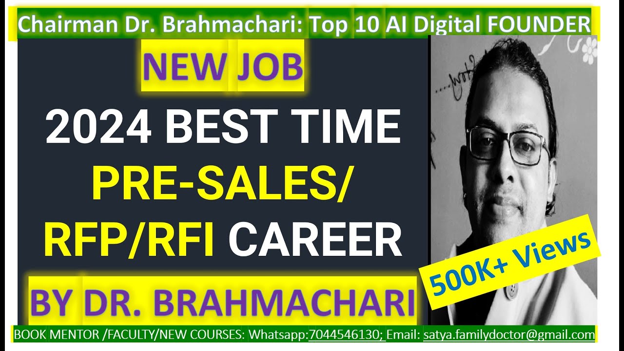 The AI Cloud War Has Begun! | Presales In 2 Minutes | What Is Presales RFP? | by Dr. Brahmachari