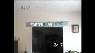 44 1999 Easter Found Footage - Family Celebrates Easter Vhs