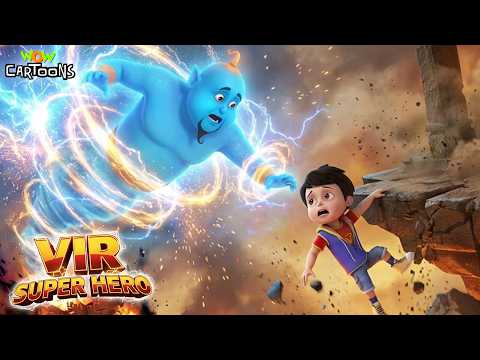 Vir vs Jadui Gin | Vir Super Hero Compilation 3D Animated Cartoon