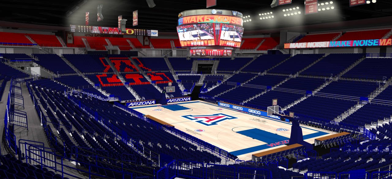 McKale Renovation Tour with Greg Byrne, Sean Miller and Niya Butts Pt ...