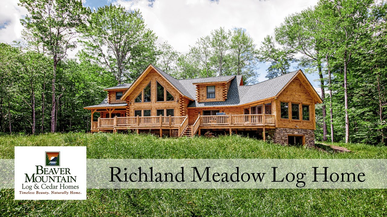 Richland Meadow Log Home YouTube