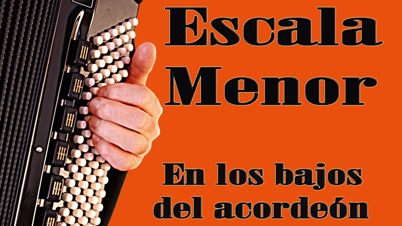 🔴 Escala menor 🔴bajos del acordeón #escalamenor #acordeon #bajosdelacordeon #acordeontutorial