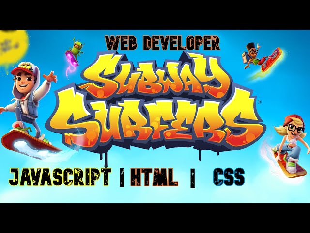 How to create a Subway Surfers game using Javascript  Subway Surfers -  Beginner Javascript Game. 