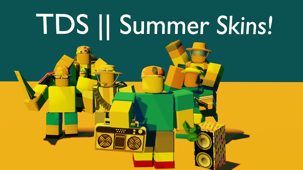 ALL NEW SUMMER SKINS in Roblox Tower Defense Simulator (TDS) 