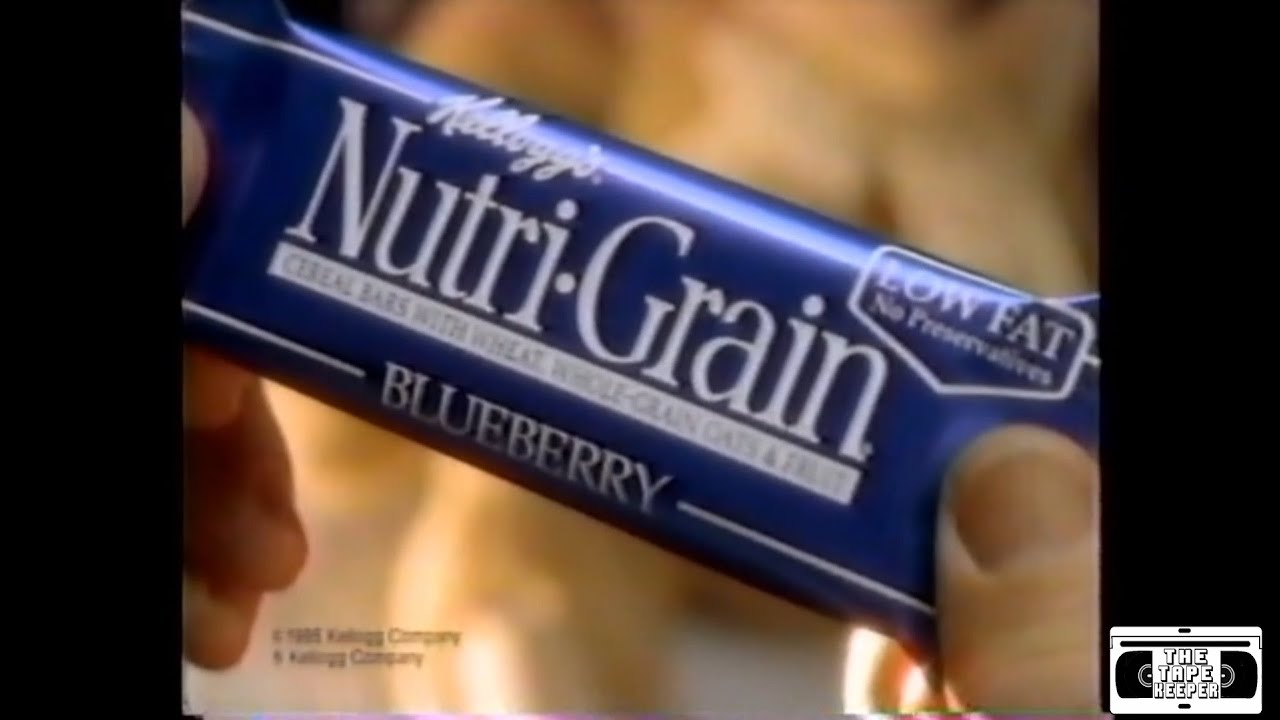 Kellogg's NutriGrain Bars Commercial 1995 YouTube