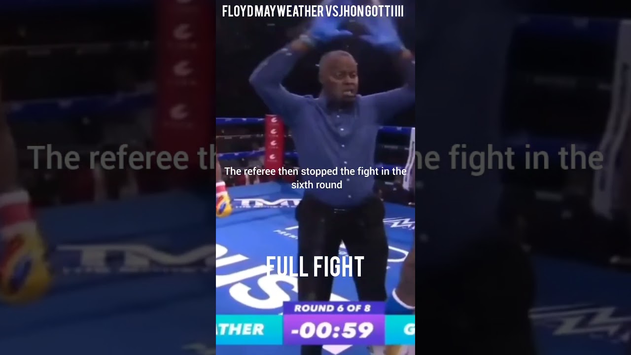 floyd mayweather vs John gotti lll || Full fight |commotion ensued