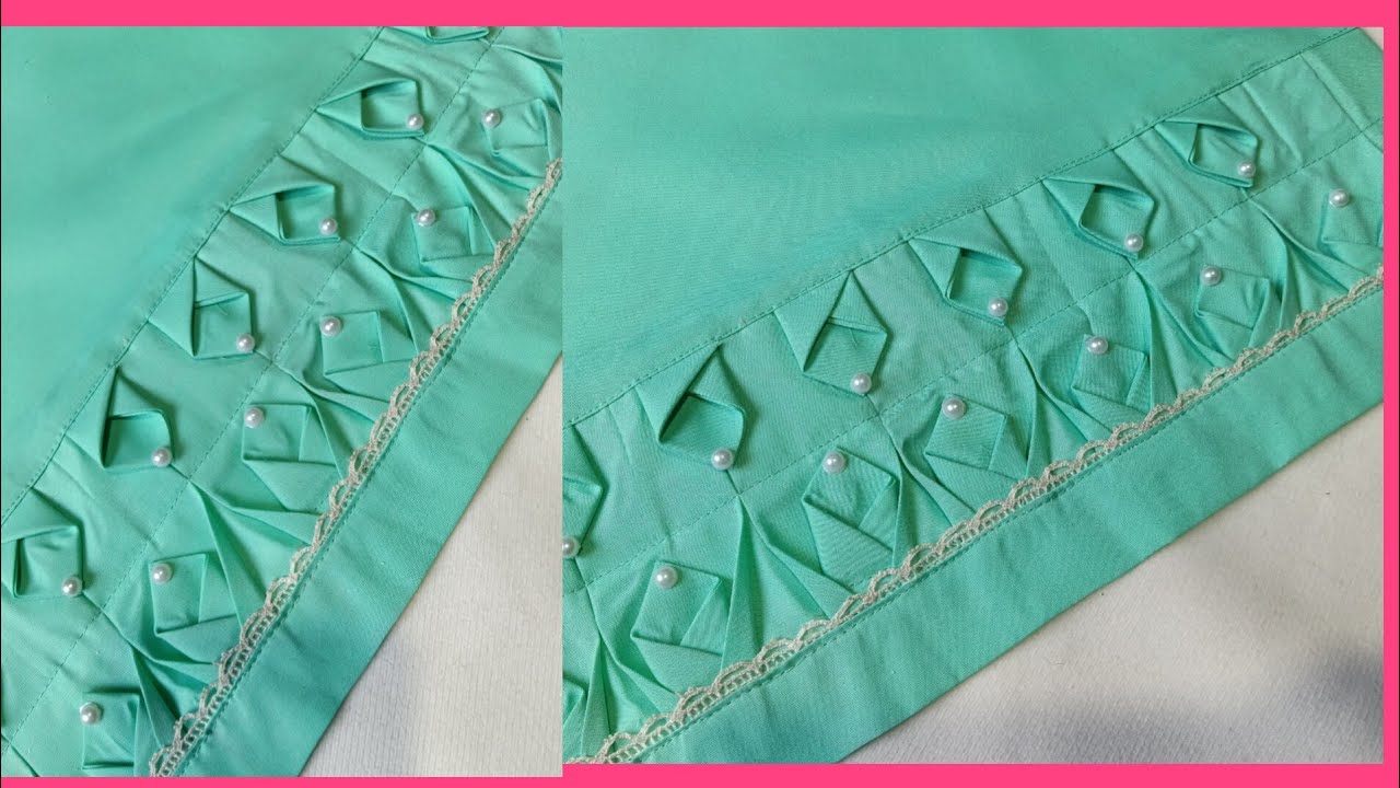 Banane Me Asan Aur Dekhne Me Kitna Unique Hai Ye Trouser Pant Design With Fabric Patti And Triangle 