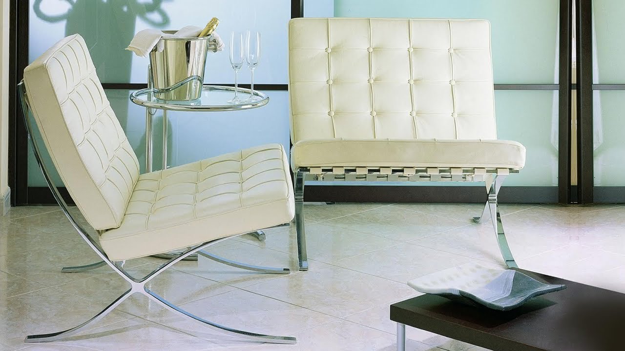 Barcelona Sessel mit Ottomane