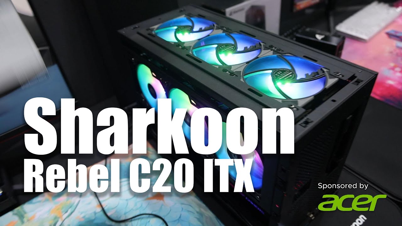 SharkoonNews has the amazing Rebel C20 ITX on show