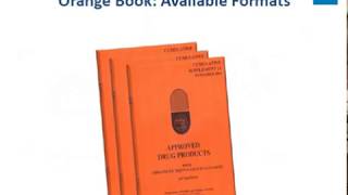 Orange Book – 101 (FDA Generic Drug Forum 2018)