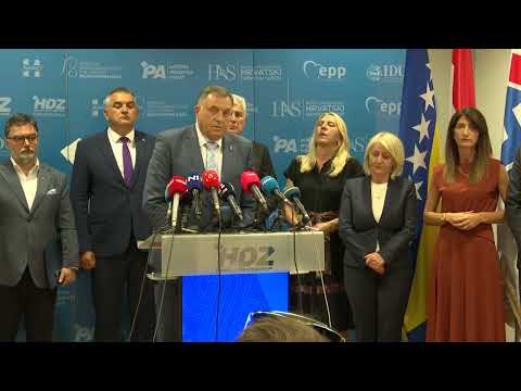 RTV HB | Konferencija za medije Dragana Čovića i Milorada Dodika, Mostar 13.7.2026.