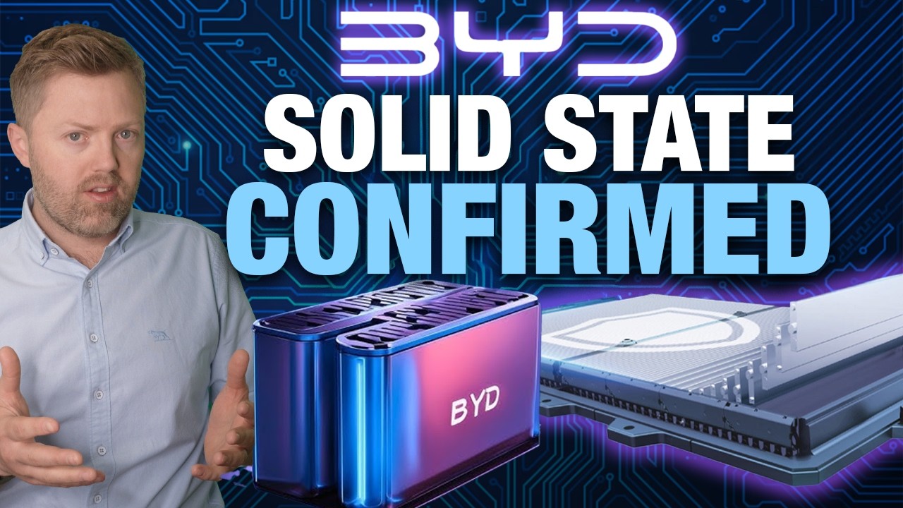 BYD подтверждает выпуск твердотельных аккумуляторов в 2027 году и натриевых аккумуляторов с ресур...