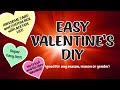 QUICK, EASY AND ELEGANT Valentines Card(no special tools needed)!