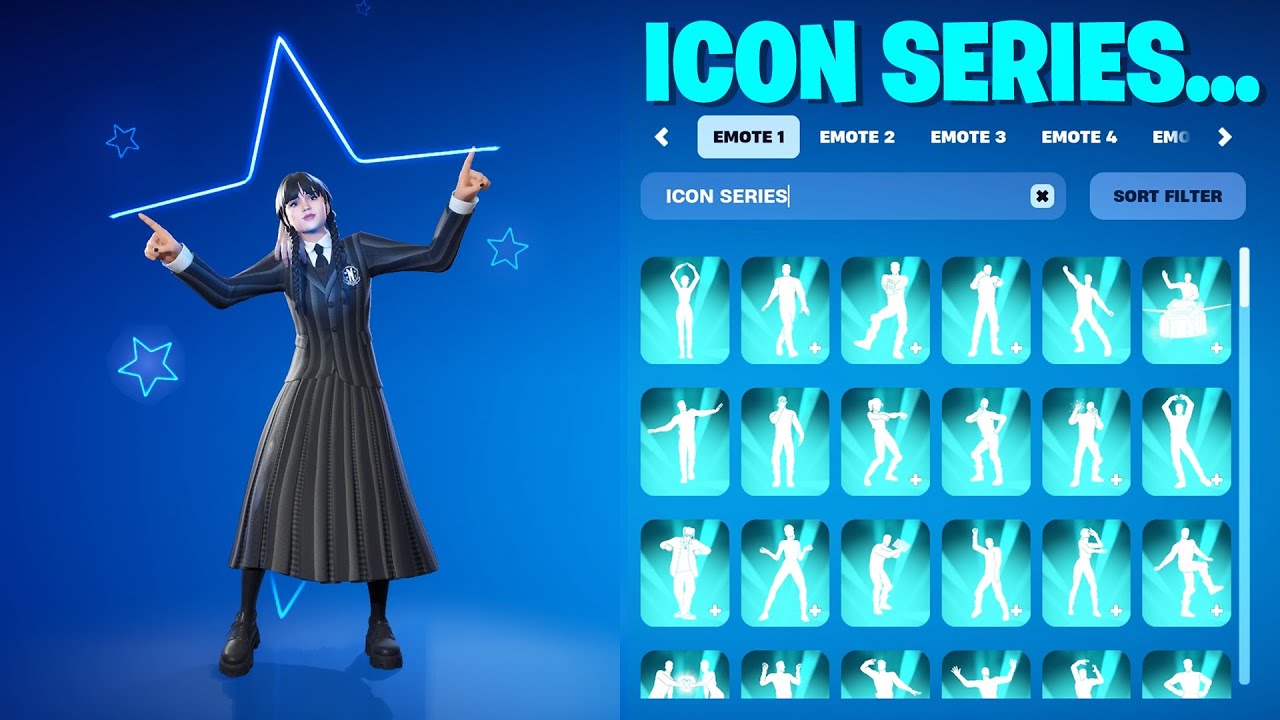 ALL FORTNITE ICON SERIES DANCES & EMOTES