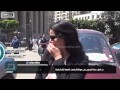 مصر العربية سما المصرى ومواطنة رفعت امامها شارة رابعة