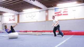 Yoga ball Backflips
