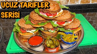 UCUZ TARİFLER SERİSİ!!! 19 TL’ye HAMBURGER!!!