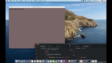 Create Glassy & Transparent window in sciter