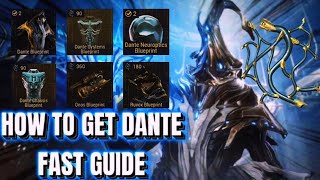 How To FARM Dante FAST Guide! | Dante Unbound | (Warframe) |