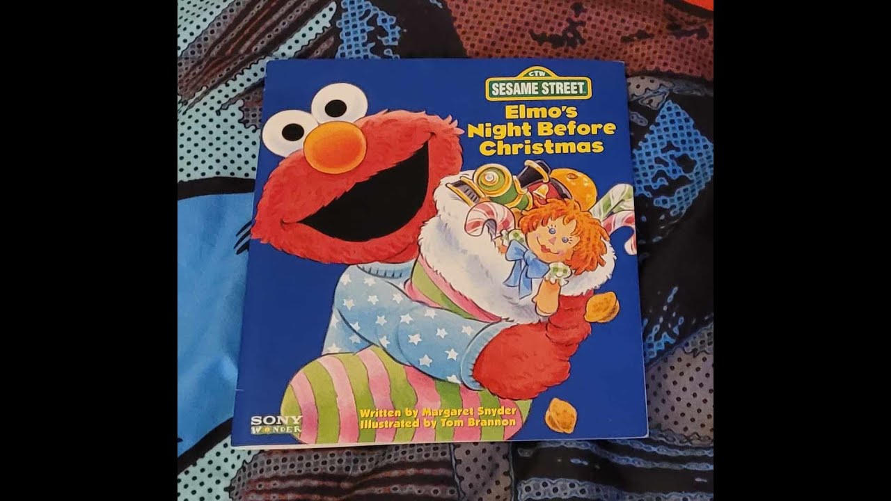 episode 687 elmo the night before Christmas 1996 uncut book on tape