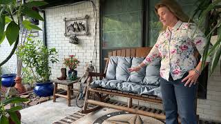 Porch Swing Cushion - Bench Cushion by AHWEKR