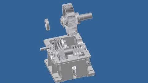 Hộp Giảm Tốc 2 Cấp Đồng Trục