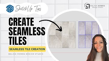 SketchUp Tutorial | Create seamless Tiles in SketchUp