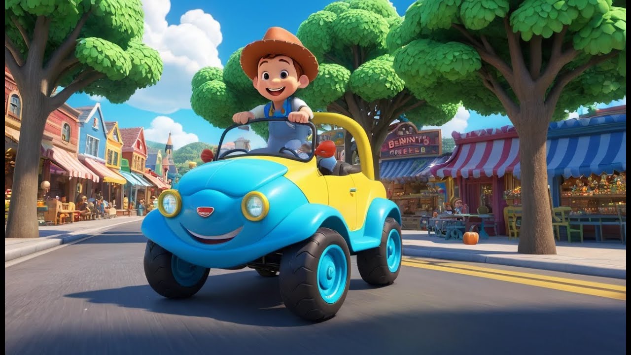 Benny Bus Magical City Ride | Fun Bus Song for Kids | Magical Adventure Rhyme