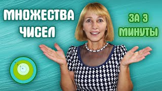 Множества чисел | Натуральные, целые, рациональные, иррациональные, действительные числа