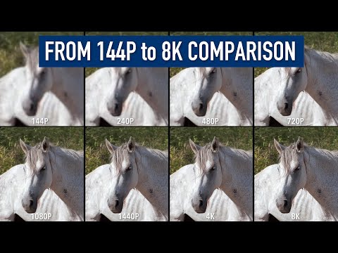 From 144P  to 8K. Every Resolution Compared