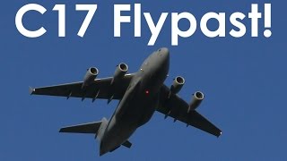 Incredible RAF C-17 Flypast Edinburgh Tattoo *Full HD*