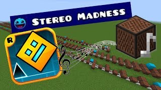 Minecraft: Geometry Dash - Stereo Madness with Note Blocks