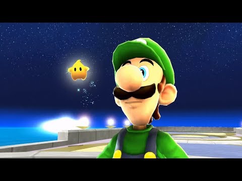 Chinese Super Mario Galaxy HD on Nvidia Shield TV! - Full 100% Luigi Playthrough!