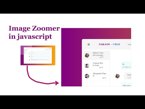 Image zoomer like amazon using javascript