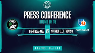 Darüssafaka v Nutribullet Treviso - Press Conference | Basketball Champions League 2021