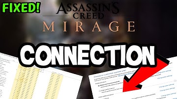 How To LOWER PING & Fix Server/Connection in Assassins Creed Mirage