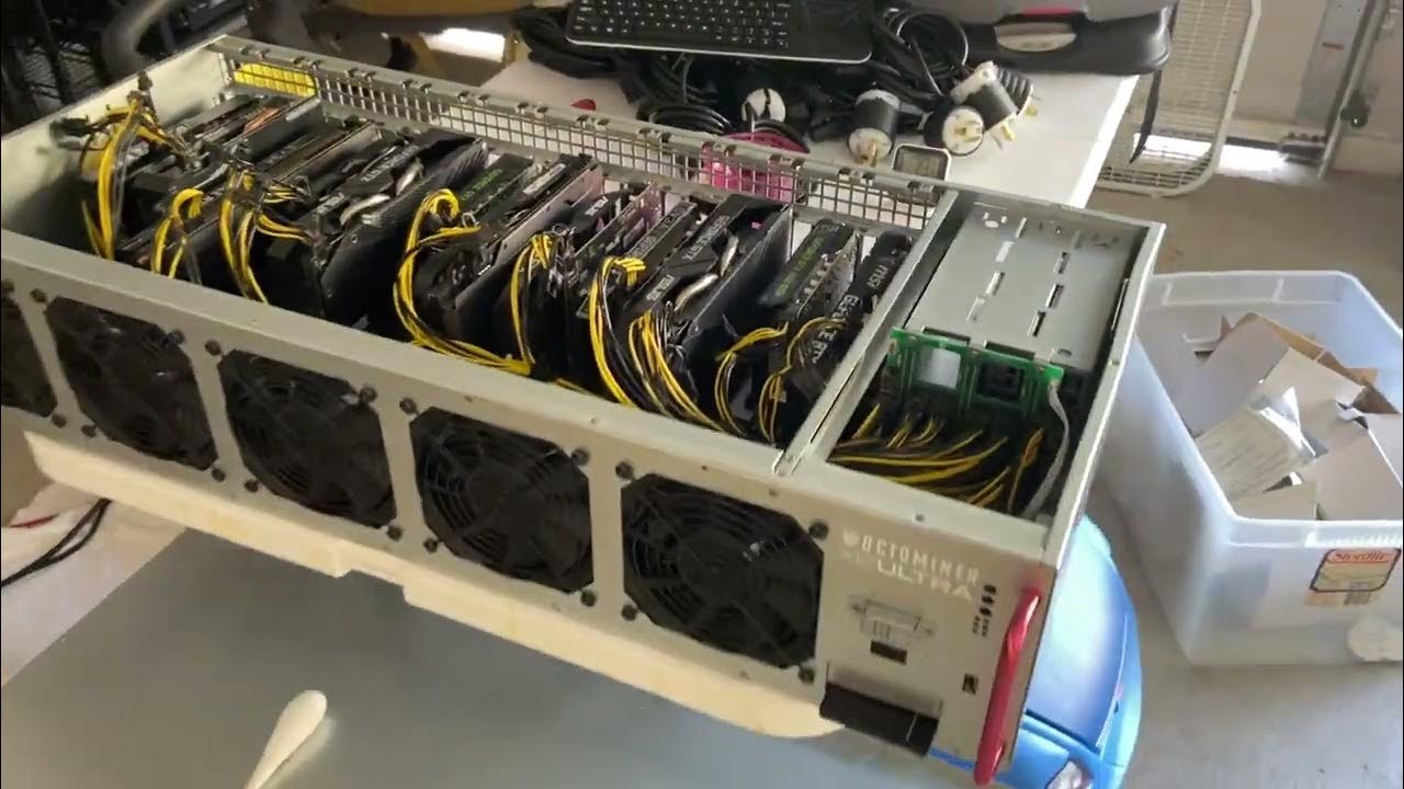 Consolidating open air frame mining rigs into Octominer x12 Ultra. Let