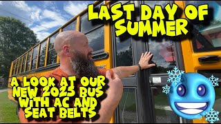 My Last Summer Day Before the First Day of School (School Bus Driver Life)