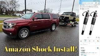 I Installed AMAZON Rear Shocks On My 2017 Suburban And Saved BIG