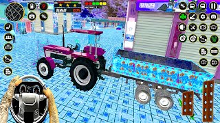 THE 3D-TRCTOR GAME | INDIAN FARMING: TRACTOR SIM 3D | LEVELVIDEO5-V1 | MOBILEGAMEVIDEO514 |SB4G screenshot 3
