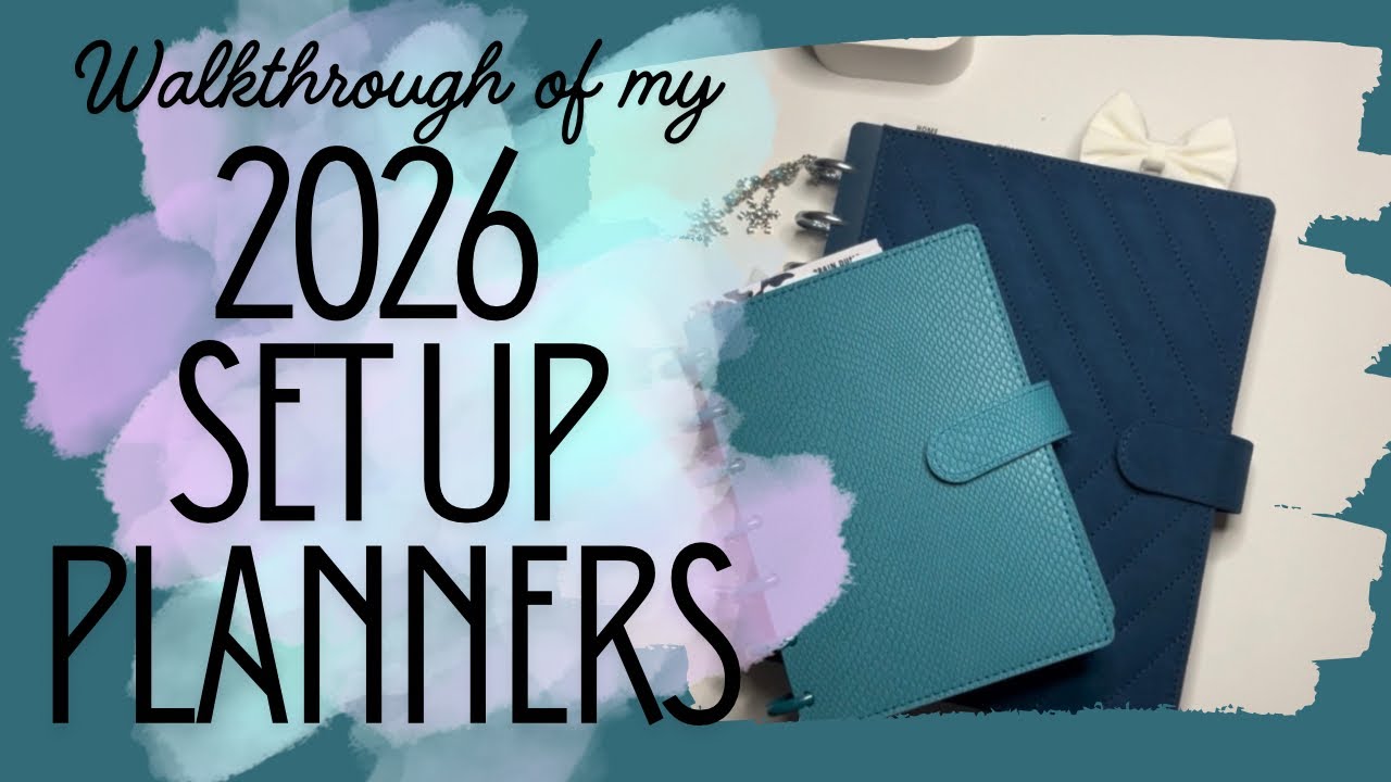 Planner Set Up /Planner walkthrough for 2026